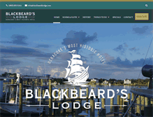 Tablet Screenshot of blackbeardslodge.com